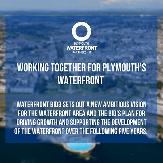 Working together for Plymouth’s Waterfront – Support from Plymouth City Council for PWP BID3