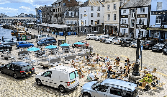 A huge boost for Waterfront businesses ahead of reopening outdoors from April