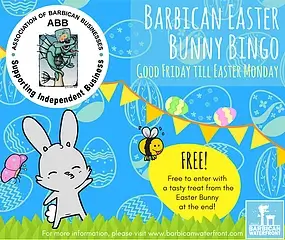 Barbican Easter Bunny Bingo!