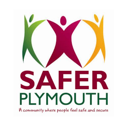 Safer Plymouth logo PWP Partnerships