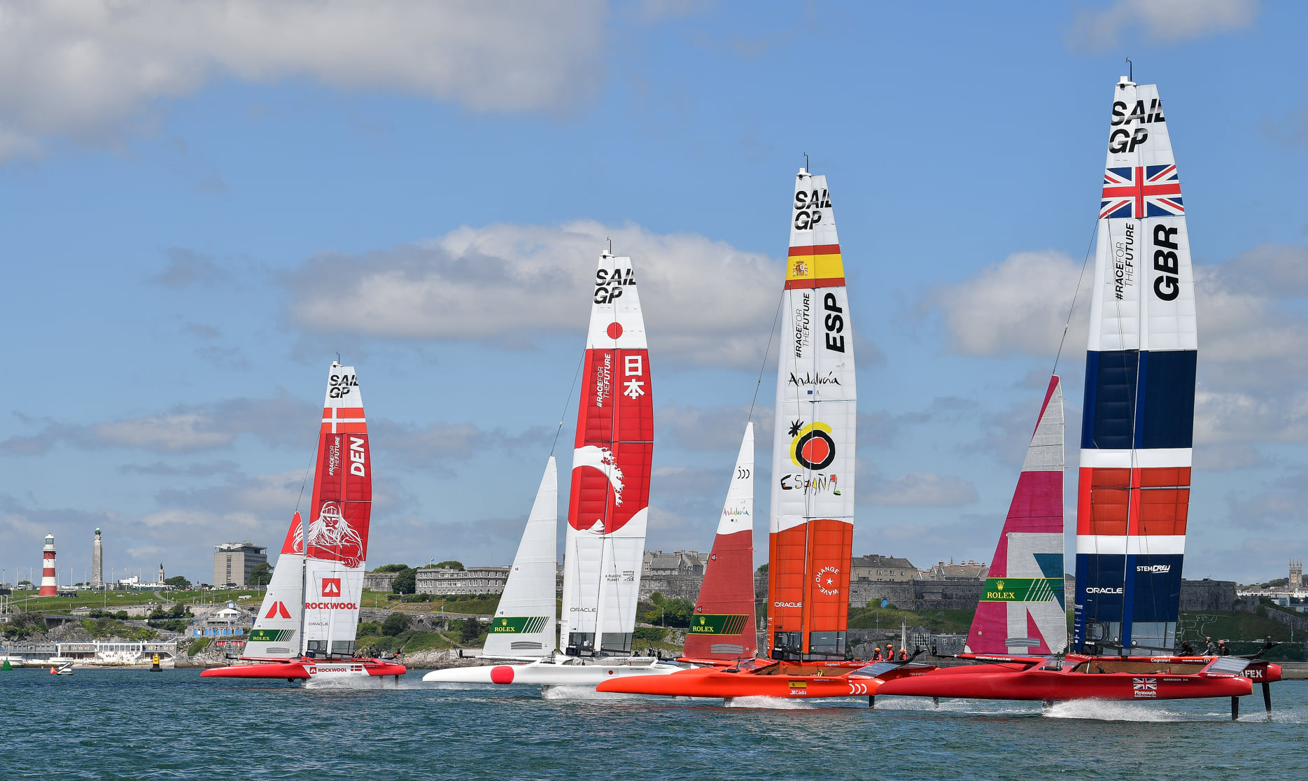 SailGP in Plymouth UK