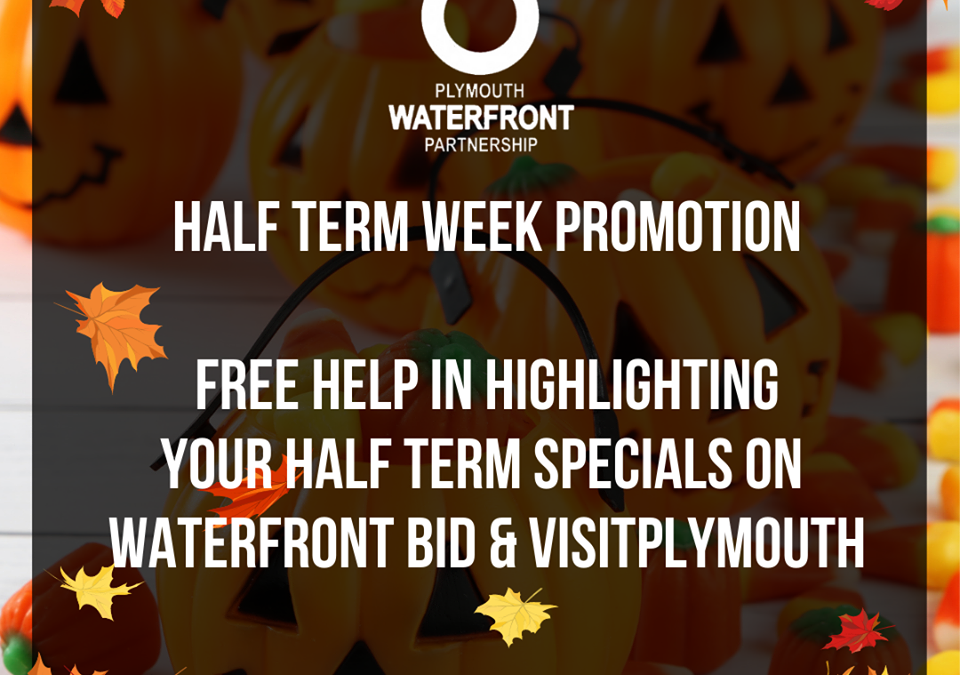 Special offers for Halloween on Plymouth’s Waterfront 2023