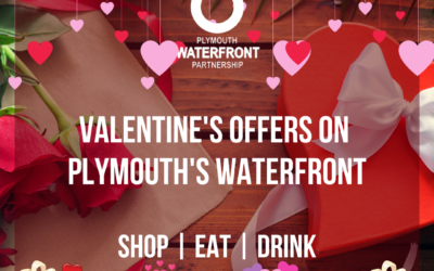 Special offers for Valentine’s Day on Plymouth’s Waterfront 2024
