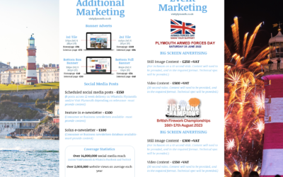 Advertising Opportunities with Visit Plymouth and Events