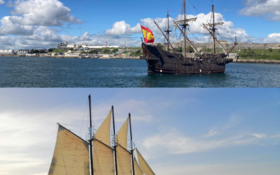 Galeón Andalucía returns to Plymouth