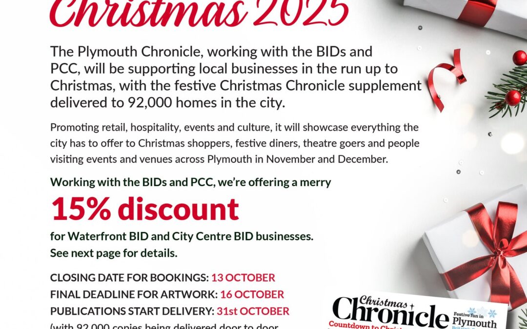 Christmas advertising opportunities – Plymouth Chronicle