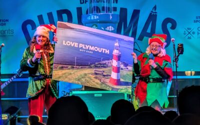 Excitement in Plymouth for the launch of new city gift card