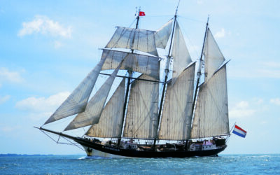 Return of the Dutch Tall Ship ‘Oosterschelde’ to Plymouth